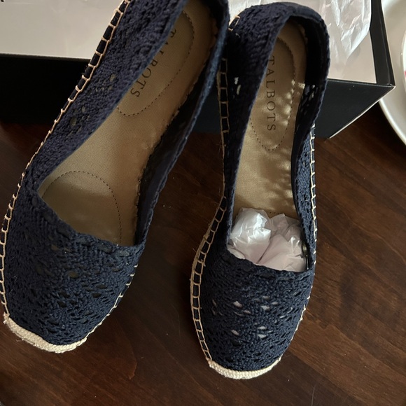Brand new blue espadrilles by Talbot - Picture 3 of 5